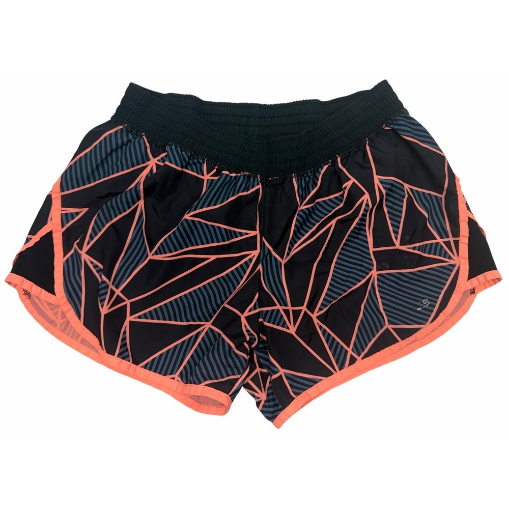 Champion Duo Dry Woman's Plus Size Activewear shorts L Sport Black Pink Coral